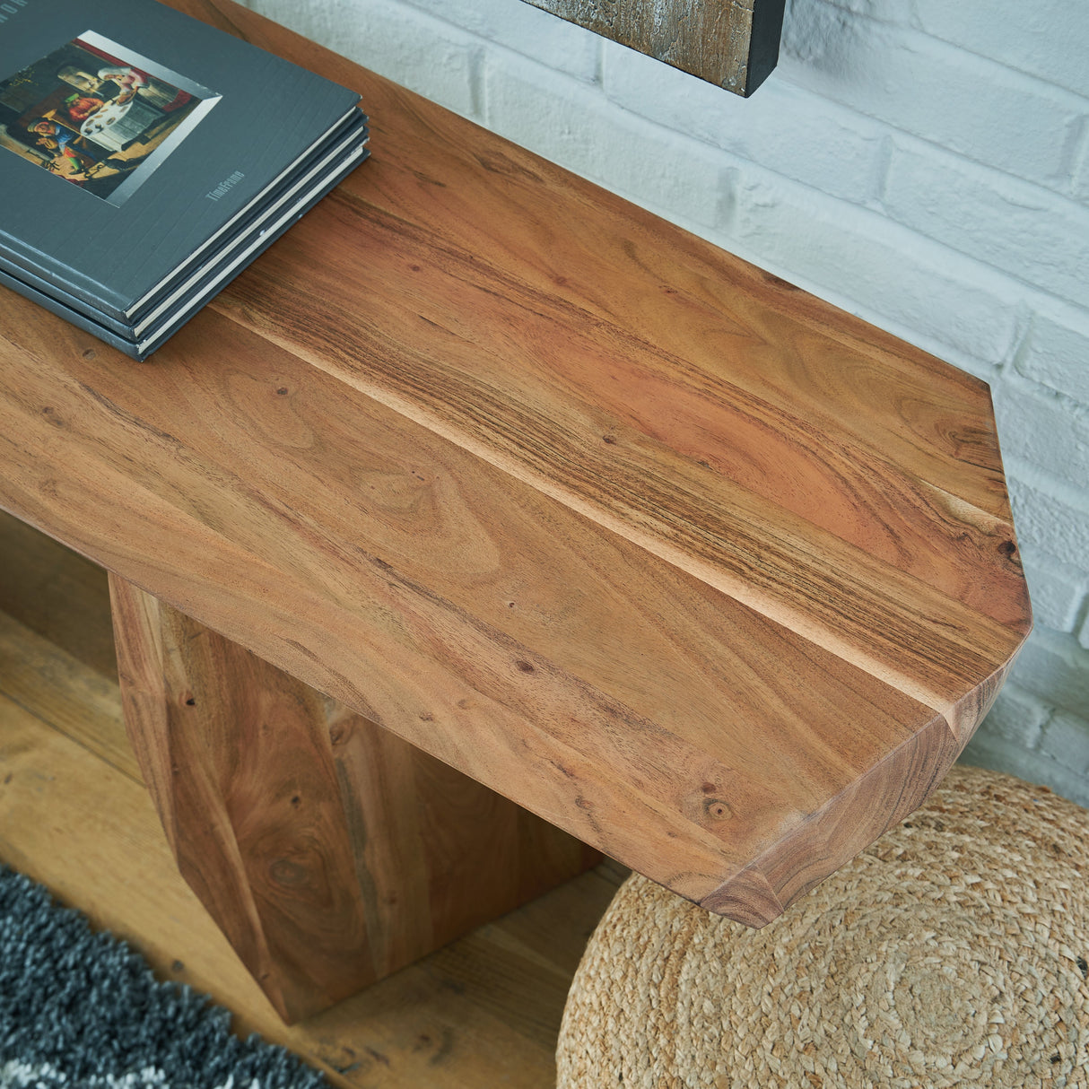 Holward Natural Console Sofa Table