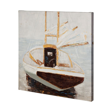 Home for the Night by Mercana Studio a Hand Embellished Textured Canvas by Mercana at Eve Furniture