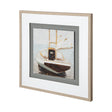 Home for the Night by Mercana Studio a Hand Embellished Textured Framed Art Print Matted under Glass by Mercana at Eve Furniture