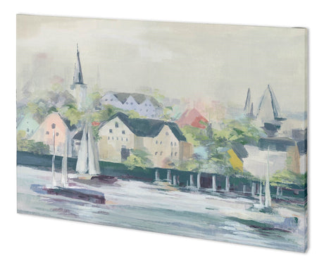 Home Port II by Mercana Studio a Hand Embellished Textured Canvas by Mercana at Eve Furniture