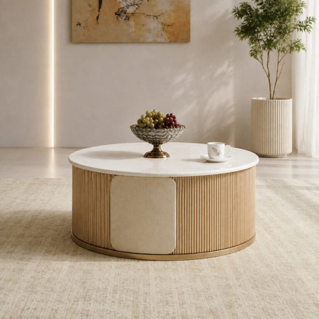 Homey Design Beige HD-30 3PC Coffee Table Set by Homey Design at Eve Furniture