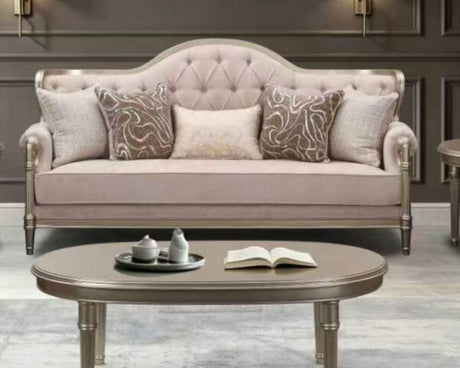 Homey Design Beige HD-6196 3PC Sofa Set by Homey Design at Eve Furniture