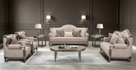 Homey Design Beige HD-6196 3PC Sofa Set by Homey Design at Eve Furniture