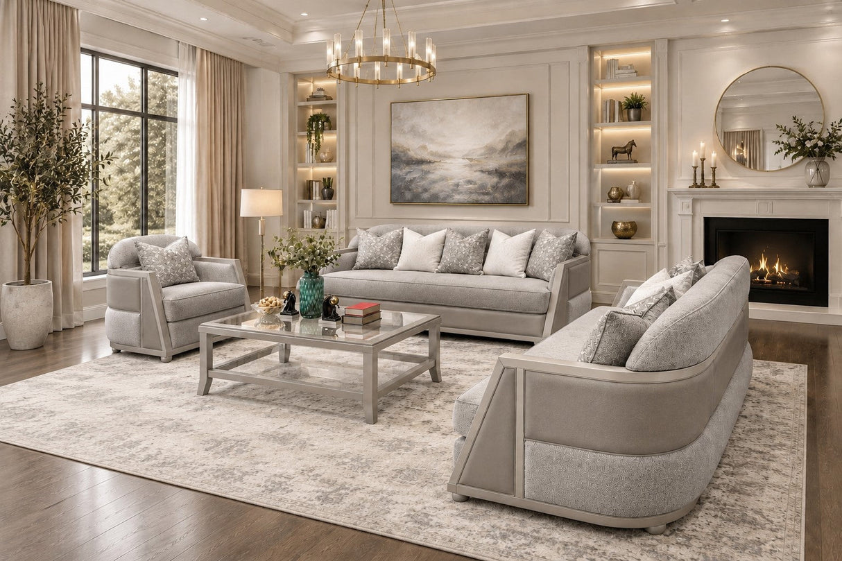Homey Design HD-1000 3-Piece Sofa Set (Special Order)