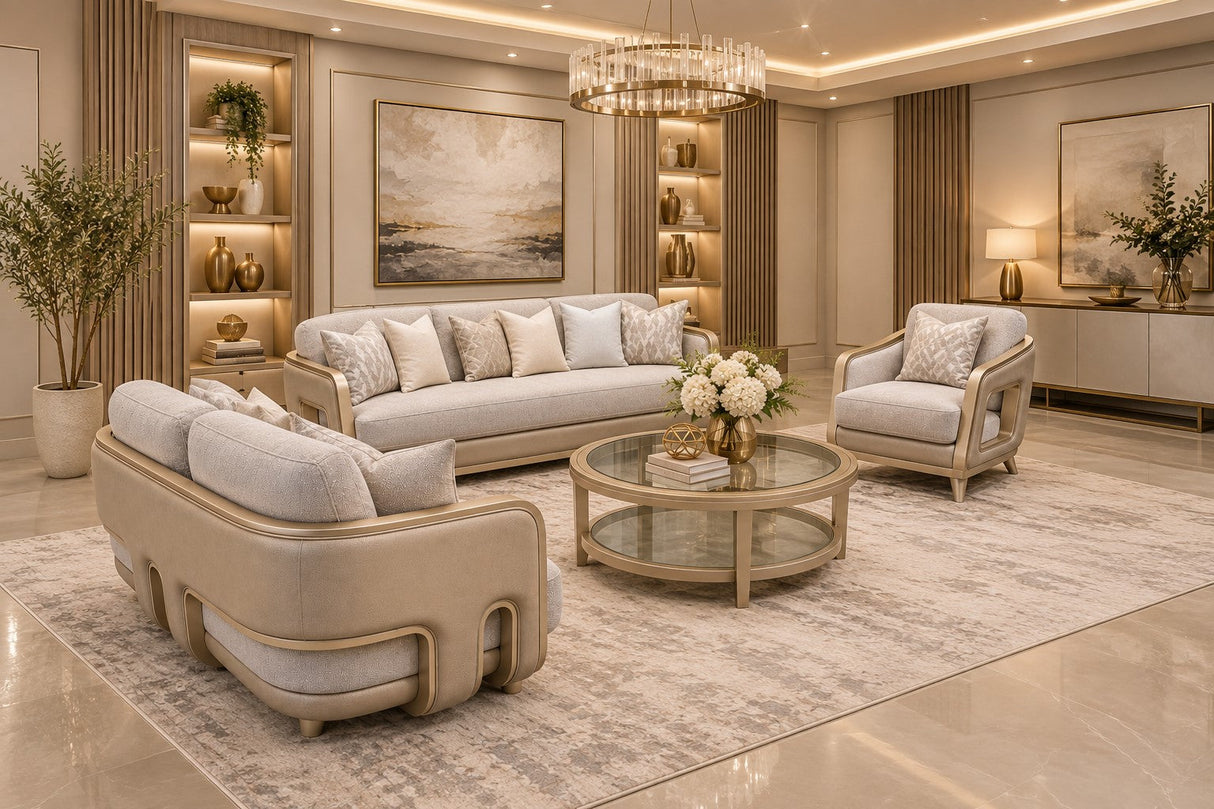 Homey Design HD-1001 3-Piece Sofa Set (Special Order)