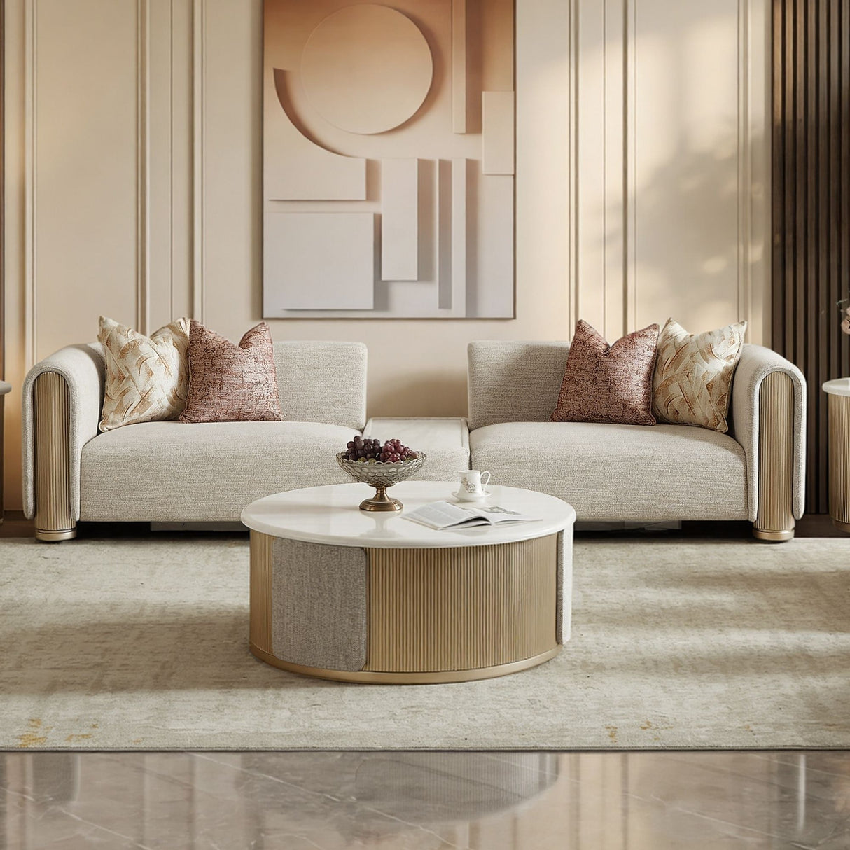 Homey Design HD-1032 3-Piece Sofa Set(Special Order)