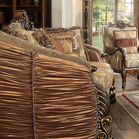 Homey Design HD-1601 Antique Gold 3-Piece Set by Homey Design at Eve Furniture