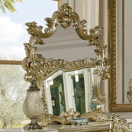 Homey Design HD-1812 Mirror by Homey Design at Eve Furniture