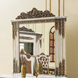 Homey Design HD-1881 Ivory Bronzed Copper Mirror by Homey Design at Eve Furniture