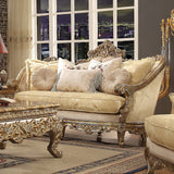 Homey Design HD-2626 Metallic Bright Gold 3-Piece Set by Homey Design at Eve Furniture