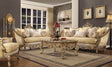 Homey Design HD-2626 Metallic Bright Gold 3-Piece Set by Homey Design at Eve Furniture
