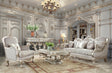 Homey Design HD-2662 Metallic Silver 3-Piece Set by Homey Design at Eve Furniture