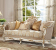 Homey Design HD-2669 Plantation Cove White Sofa by Homey Design at Eve Furniture
