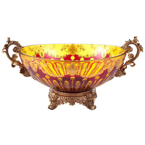 Homey Design HD-3005 Bronze,Amber,Ruby Red,Gold Bowl by Homey Design at Eve Furniture