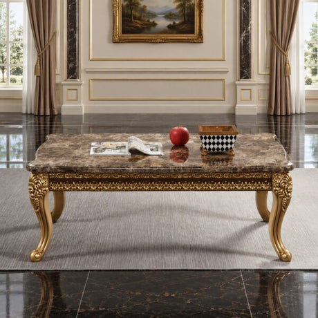 Homey Design HD-6120 Gold End Table by Homey Design at Eve Furniture