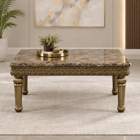 Homey Design HD-6121 Bronze End Table by Homey Design at Eve Furniture