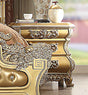 Homey Design HD-8016 Metallic Bright Gold Nightstand by Homey Design at Eve Furniture