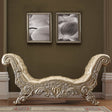 Homey Design HD-8022 Champagne Gold Bench by Homey Design at Eve Furniture