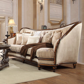 Homey Design HD-823 Dark Oak Sofa by Homey Design at Eve Furniture