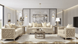 Homey Design HD-8911 Champagne 3-Piece Set by Homey Design at Eve Furniture