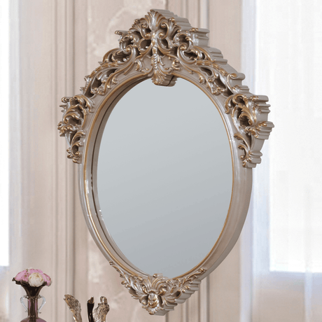 Homey Design HD-9021 Antique Ivory Cherry Gold Trim Nightstand by Homey Design at Eve Furniture