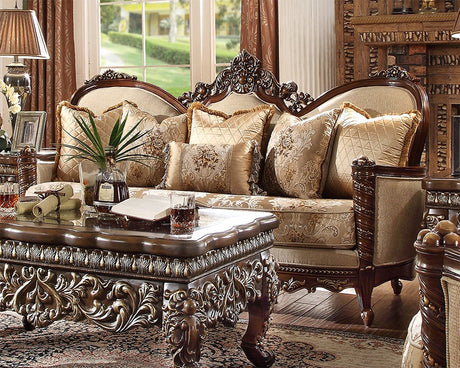 Homey Design HD-92 Extra Dark Walnut Loveseat by Homey Design at Eve Furniture