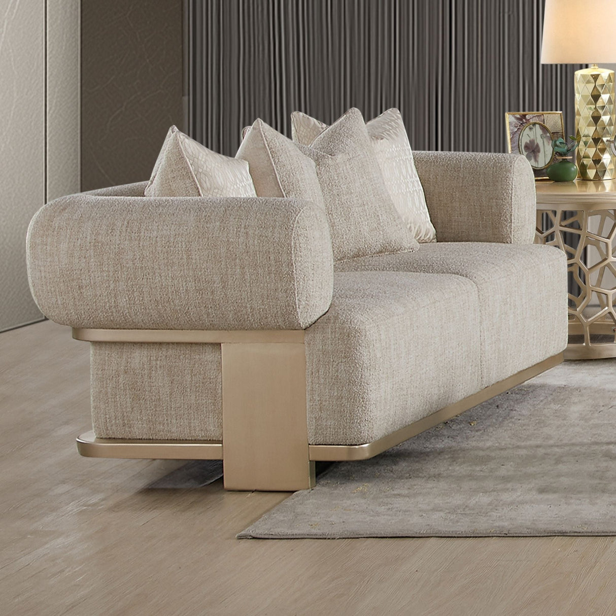 Homey Design HD-966 3-Piece Sofa Set (Special Order)