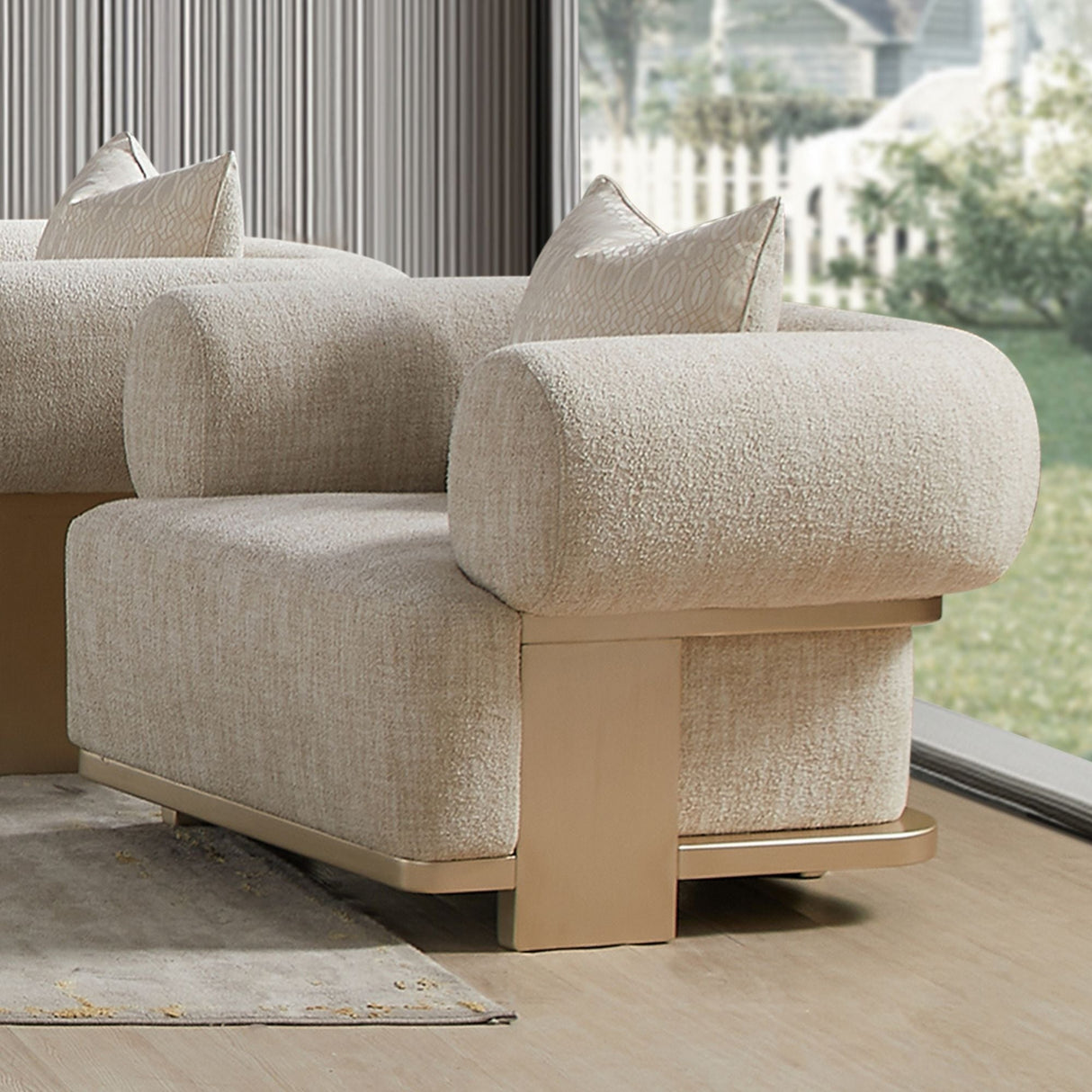 Homey Design HD-966 3-Piece Sofa Set (Special Order)