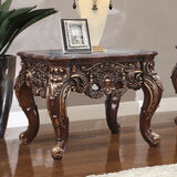 Homey Design HD-998C Cherry Walnut 3-Piece Coffee Table Set