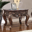 Homey Design HD-998C Cherry Walnut End Table by Homey Design at Eve Furniture