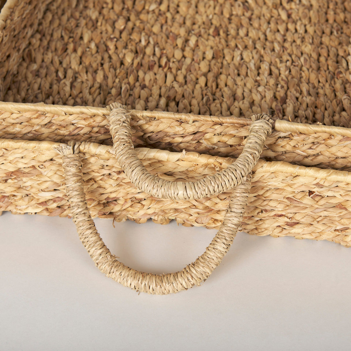 Hona Set of 2 Large Recatangular Nesting Water Hyacinth Trays by Mercana at Eve Furniture