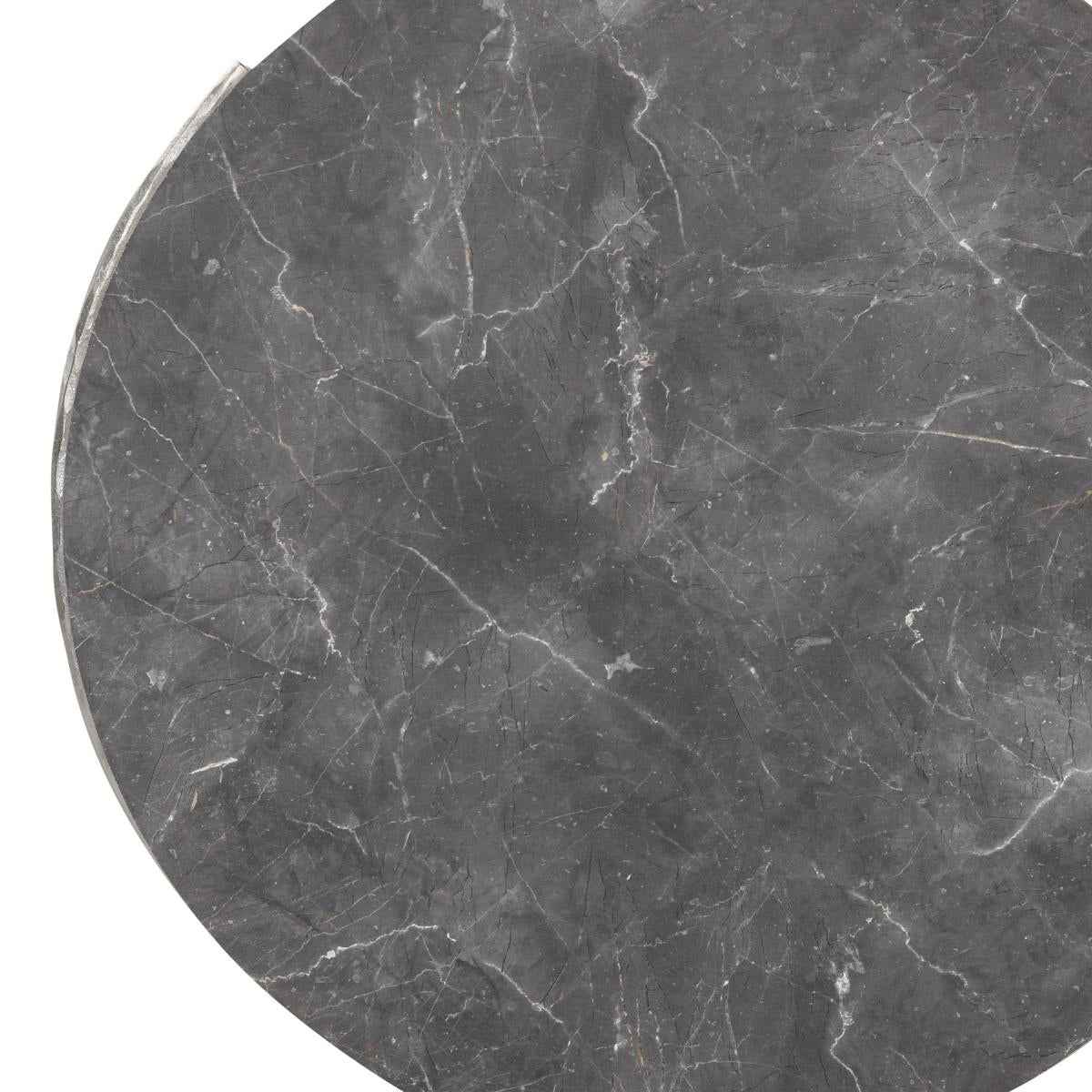 Honor Whitewash/Gray Round Coffee Table by Classic Home at Eve Furniture