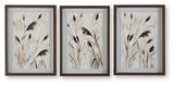 Honslow Brown/Black/White Wall Art (Set of 3) by ASHLEY FURNITURE at Eve Furniture