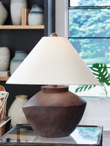 Honsworth Antique Brown Table Lamp by Ashley at Eve Furniture