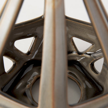 Hood Bronze Geometric Ceramic Object by Mercana at Eve Furniture