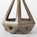 Hood Bronze Geometric Ceramic Object by Mercana at Eve Furniture