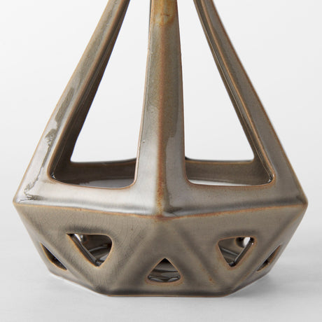 Hood Bronze Geometric Ceramic Object by Mercana at Eve Furniture