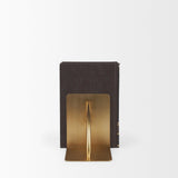 Hope Gold Metal Bookends by Mercana at Eve Furniture