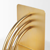 Hope Gold Metal Bookends by Mercana at Eve Furniture
