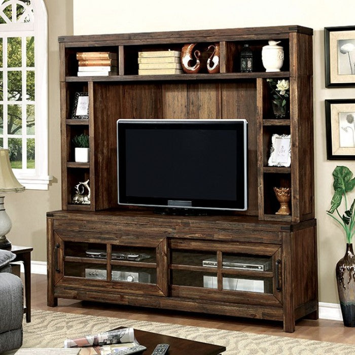 Hopkins Dark Walnut Hutch by Furniture of America at Eve Furniture