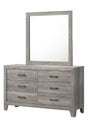 Hopkins Driftwood Bedroom Mirror (Mirror Only) by Crown Mark at Eve Furniture