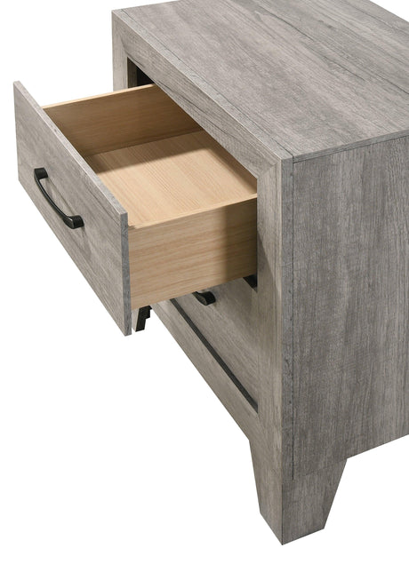 Hopkins Driftwood Nightstand by Crown Mark at Eve Furniture