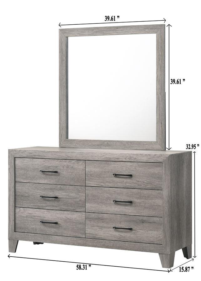 Hopkins Driftwood Platform Youth Bedroom Set by Crown Mark at Eve Furniture