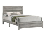 Hopkins Driftwood Queen Platform Bed by Crown Mark at Eve Furniture