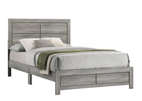 Hopkins Driftwood Queen Platform Bed by Crown Mark at Eve Furniture