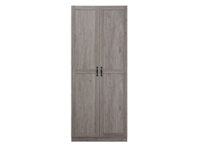 Hopkins Storage Closet 2.0 in Grey by Manhattan Comfort at Eve Furniture
