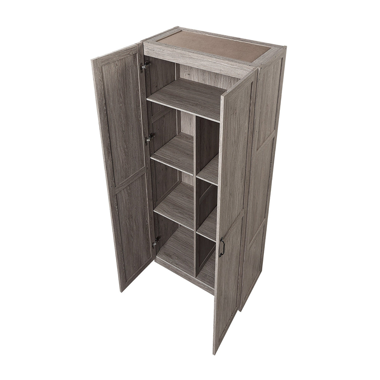 Hopkins Storage Closet 2.0 in Grey (set of 2) by Manhattan Comfort at Eve Furniture