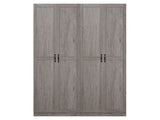 Hopkins Storage Closet 2.0 in Grey (set of 2) by Manhattan Comfort at Eve Furniture