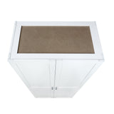 Hopkins Storage Closet 2.0 in White (set of 2) by Manhattan Comfort at Eve Furniture
