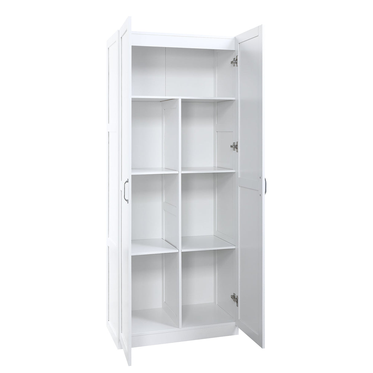 Hopkins Storage Closet 2.0 in White (set of 2) by Manhattan Comfort at Eve Furniture